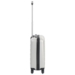 Silberner ABS Hartschalen-Trolley