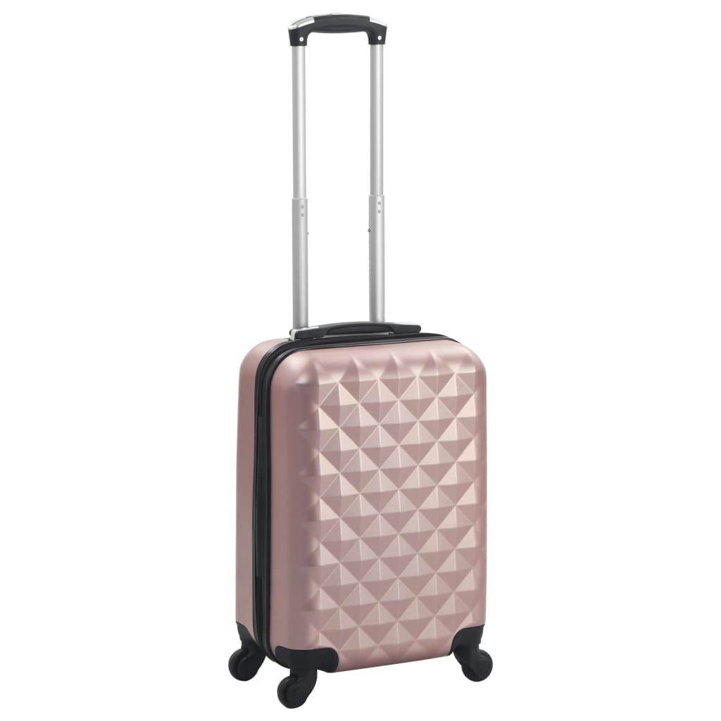 Rosegold Hartschalen-Trolley
