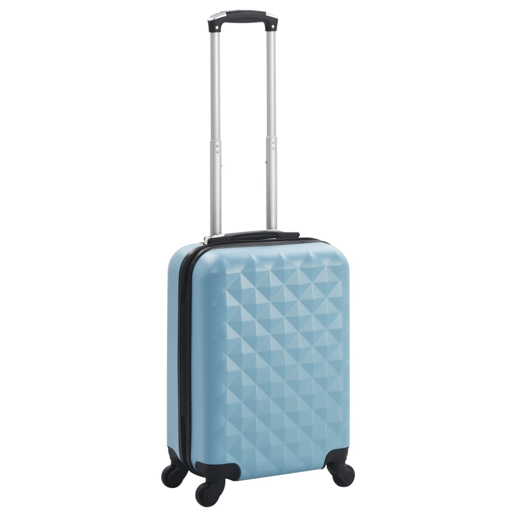 Blauer ABS Hartschalen-Trolley