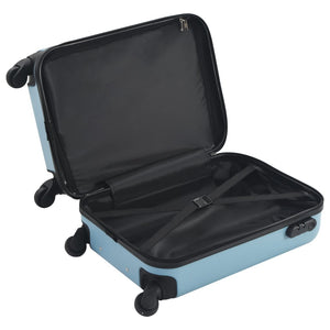 Blauer ABS Hartschalen-Trolley