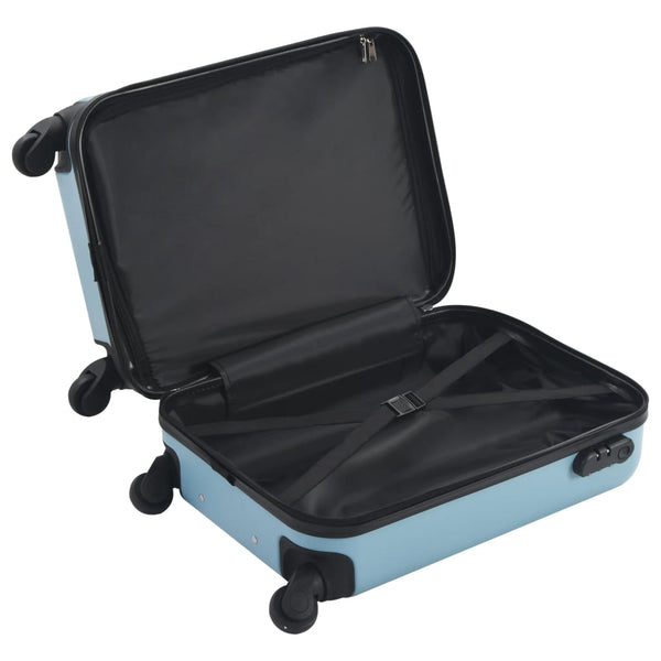 Blauer ABS Hartschalen-Trolley