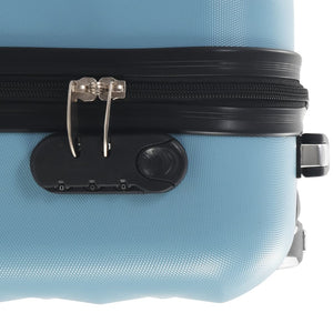 Blauer ABS Hartschalen-Trolley