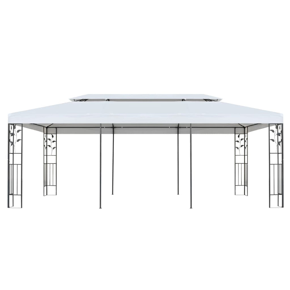 Pavillon 3x6 m Weiß