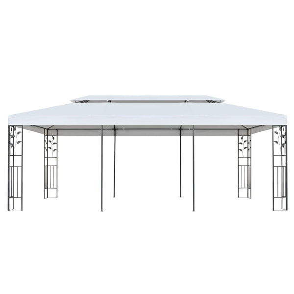 Pavillon 3x6 m Weiß