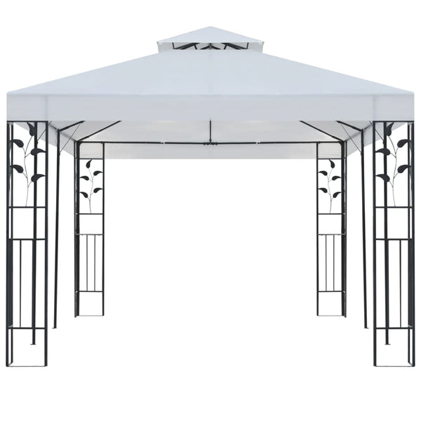 Pavillon 3x6 m Weiß