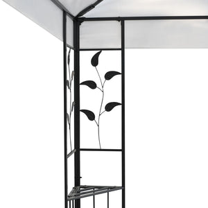 Pavillon 3x6 m Weiß