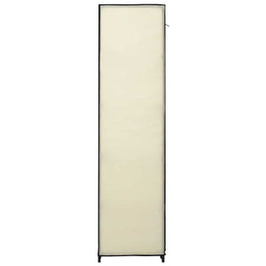 Faltschränke 2 Stk. Creme 110x45x175 cm Stoff