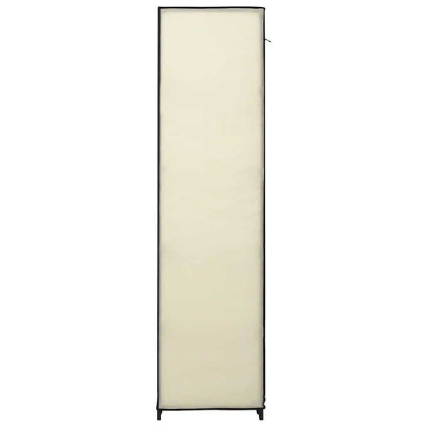 Faltschränke 2 Stk. Creme 110x45x175 cm Stoff