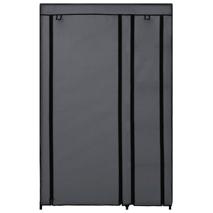 Faltschränke 2 Stk. Grau 110x45x175 cm Stoff
