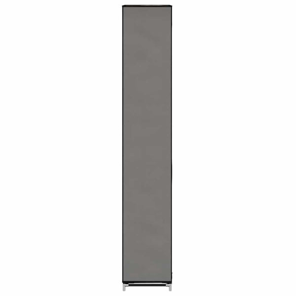 Schuhschrank mit Abdeckung Grau 57 x 29 x 162 cm Stoff
