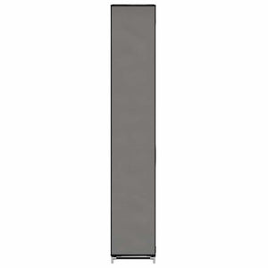 Schuhschrank mit Abdeckung Grau 57 x 29 x 162 cm Stoff