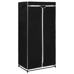 Kleiderschrank Schwarz 75×50×160 cm