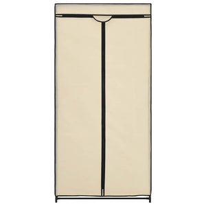 Kleiderschrank Creme 75×50×160 cm