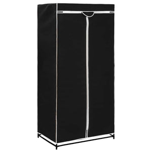 Kleiderschränke 2 Stk. Schwarz 75×50×160 cm