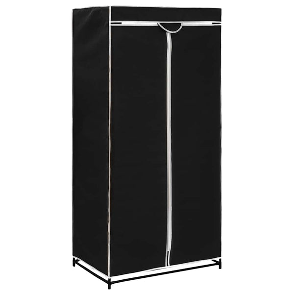 Kleiderschränke 2 Stk. Schwarz 75×50×160 cm