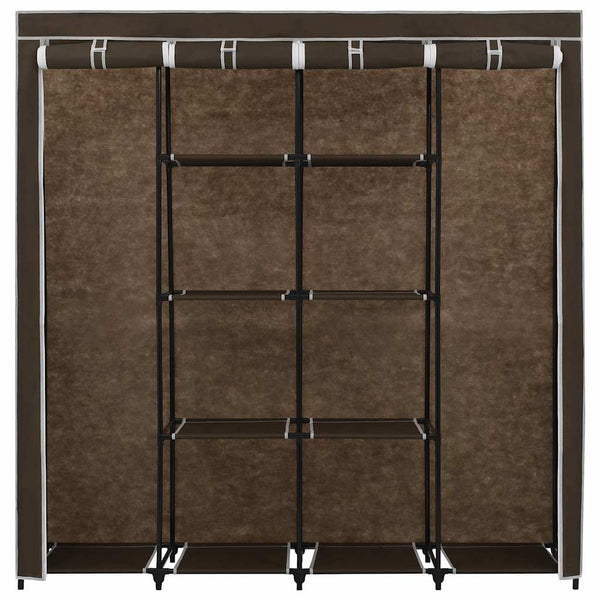 Kleiderschrank mit 4 Fächern Braun 175 x 45 x 170 cm