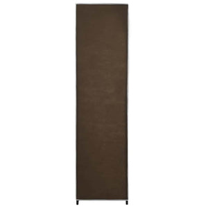Kleiderschrank mit 4 Fächern Braun 175 x 45 x 170 cm