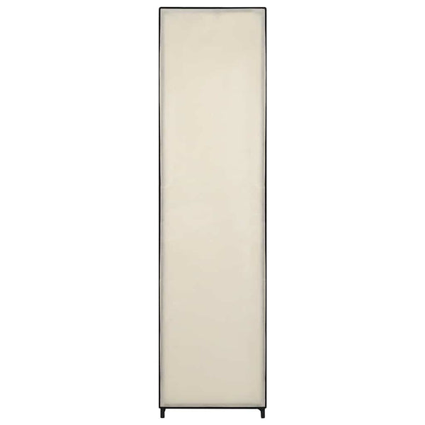 Kleiderschrank mit 4 Fächern Creme 175 x 45 x 170 cm