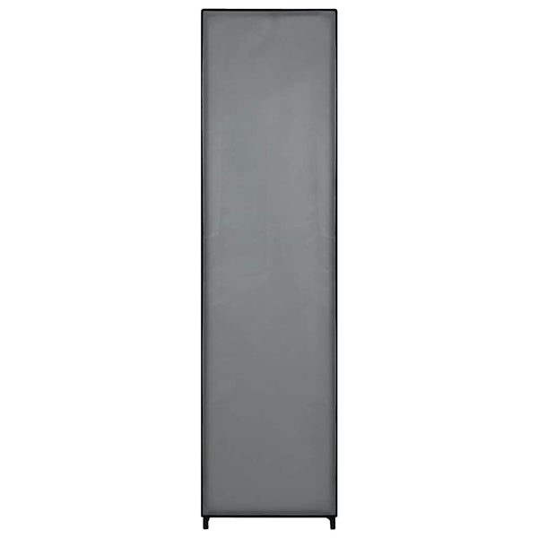 Kleiderschrank mit 4 Fächern Grau 175 x 45 x 170 cm
