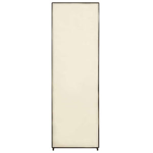 Kleiderschrank Creme 87 x 49 x 159 cm Stoff