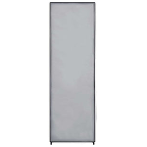 Kleiderschrank Grau 87 x 49 x 159 cm Stoff