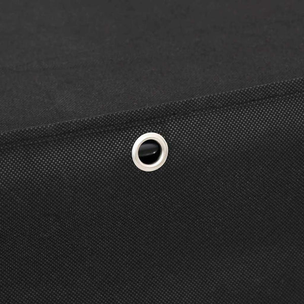 Schuhschrank Schwarz 60x30x166 cm Stoff