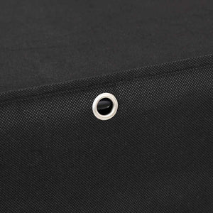 Schuhschrank Schwarz 60x30x166 cm Stoff