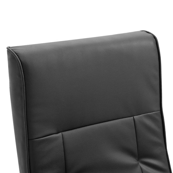 TV-Sessel Drehbar Schwarz Kunstleder