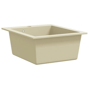 Granitspüle Einzelbecken Beige