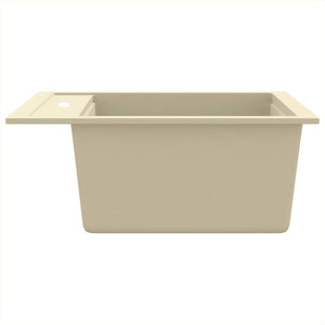 Granitspüle Einzelbecken Beige