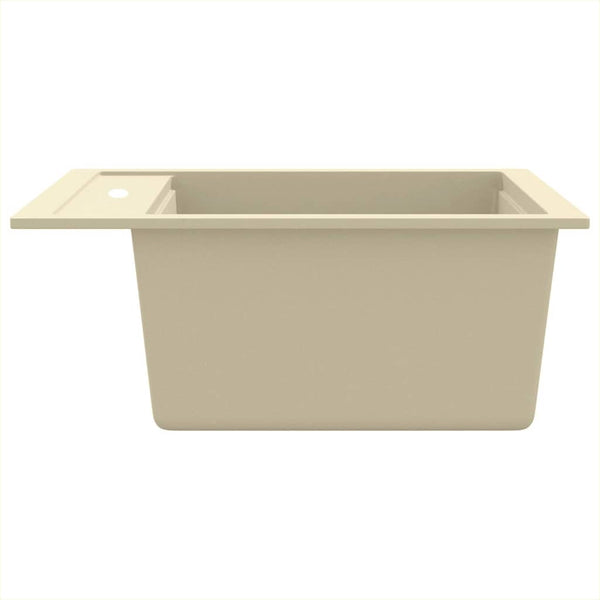 Granitspüle Einzelbecken Beige