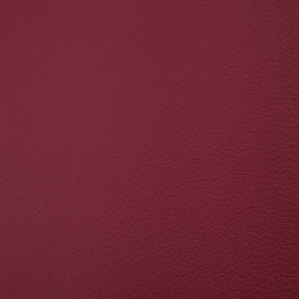 Bank mit Staufach 116 cm Weinrot Kunstleder