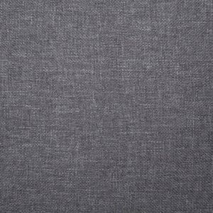 vidaXL Banc avec rangement 116 cm gris clair polyester