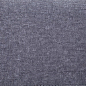 vidaXL Banc avec rangement 116 cm gris clair polyester