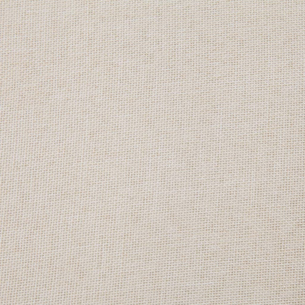 Bank mit Staufach 116 cm Creme Polyester