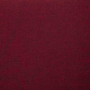 Bank mit Staufach 116 cm Weinrot Polyester