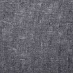 vidaXL Banc 139,5 cm gris clair polyester
