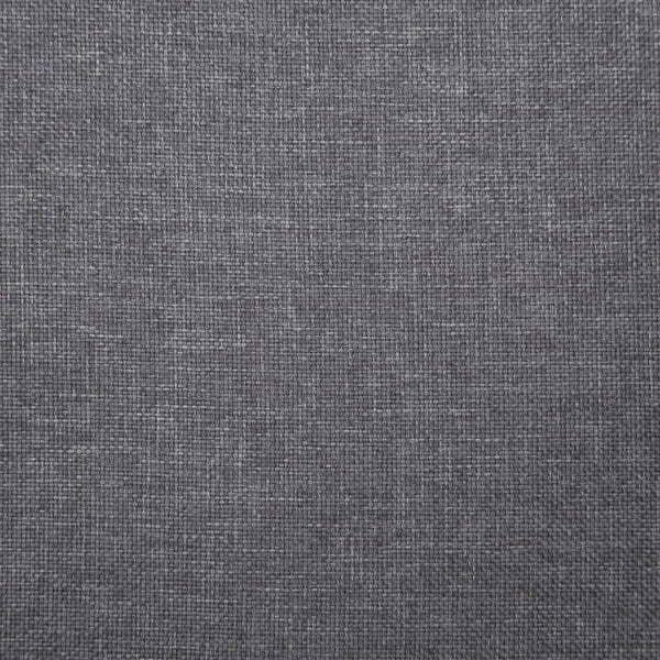 vidaXL Banc 139,5 cm gris clair polyester