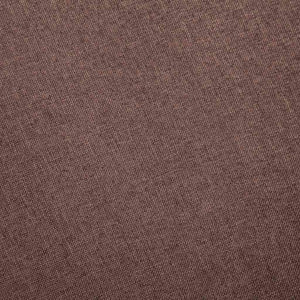 2-Sitzer-Sofa Stoff Braun