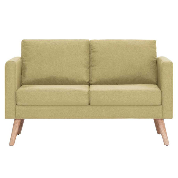 2-Sitzer-Sofa Stoff Grün