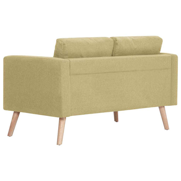 2-Sitzer-Sofa Stoff Grün