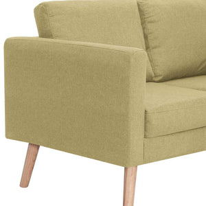 2-Sitzer-Sofa Stoff Grün