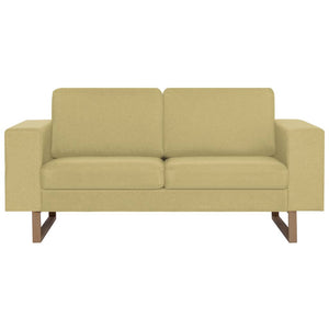 2-Sitzer-Sofa Stoff Grün