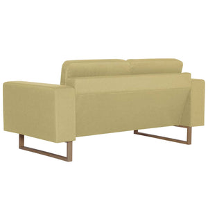 2-Sitzer-Sofa Stoff Grün