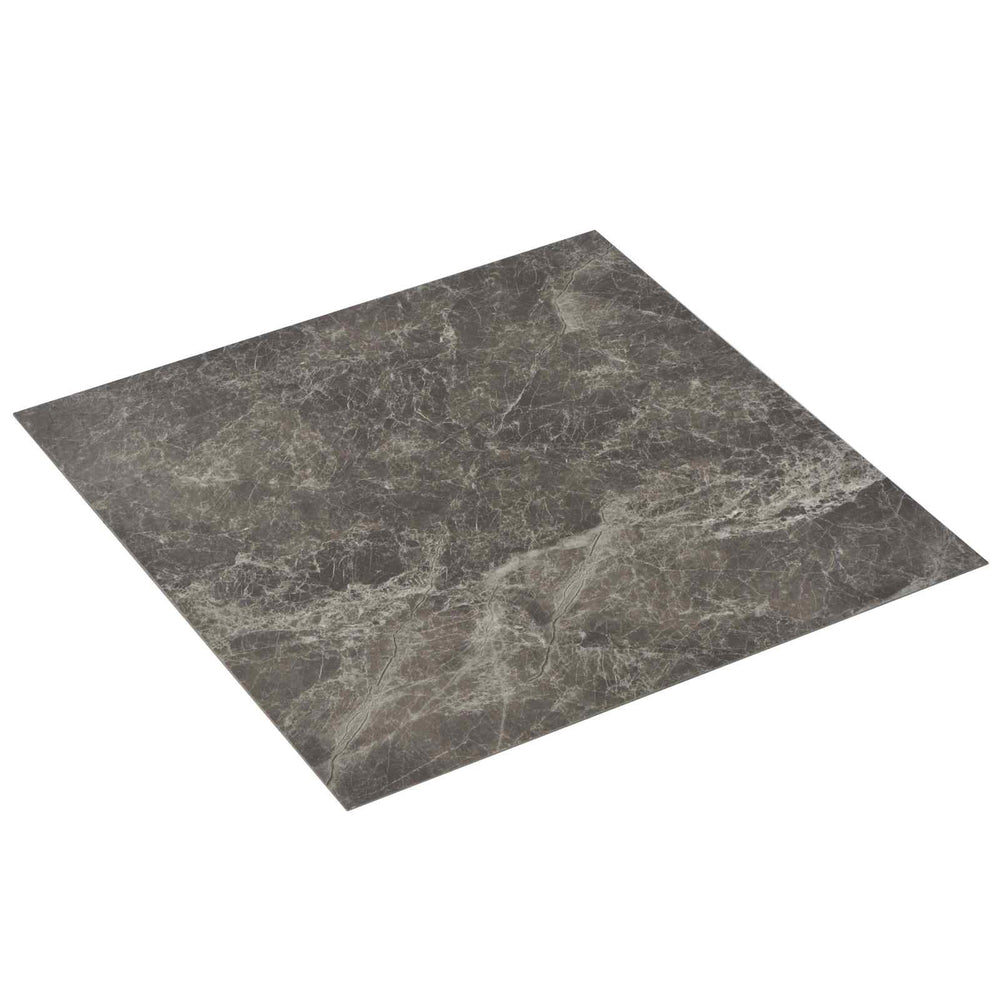 Schwarze PVC Bodenplanken, 55 Stk. (5,11 m²)