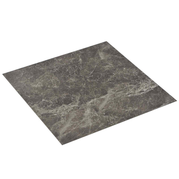 Schwarze PVC Bodenplanken, 55 Stk. (5,11 m²)