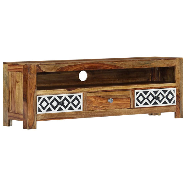 TV-Schrank 120x30x40 cm Massivholz Akazie