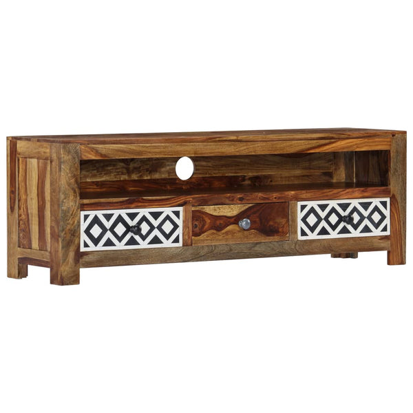 TV-Schrank 120x30x40 cm Massivholz Akazie