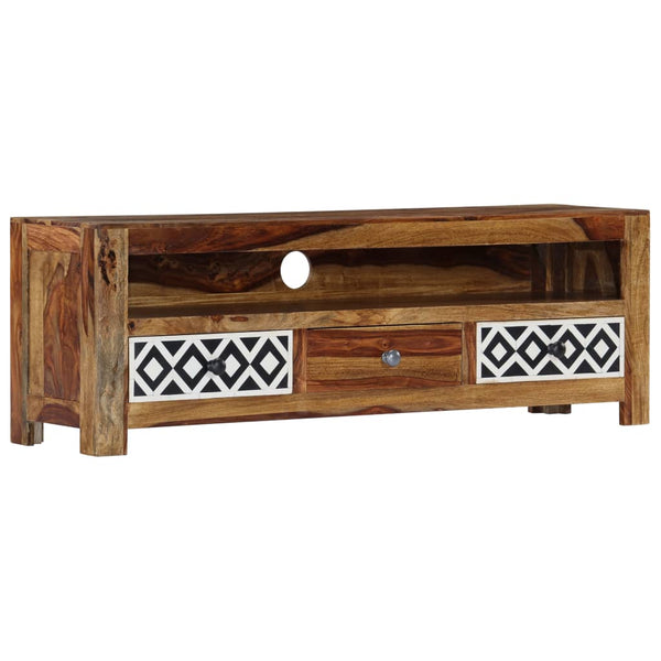 TV-Schrank 120x30x40 cm Massivholz Akazie