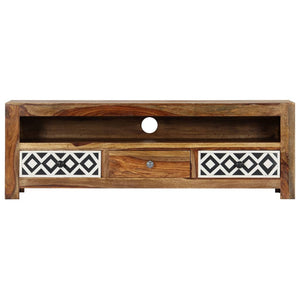 TV-Schrank 120x30x40 cm Massivholz Akazie